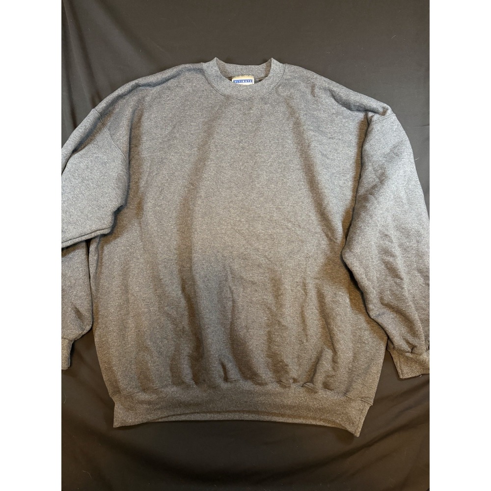 Vintage Hanes Ultimate Cotton Printpro Gray Sweatshirt, 2XL